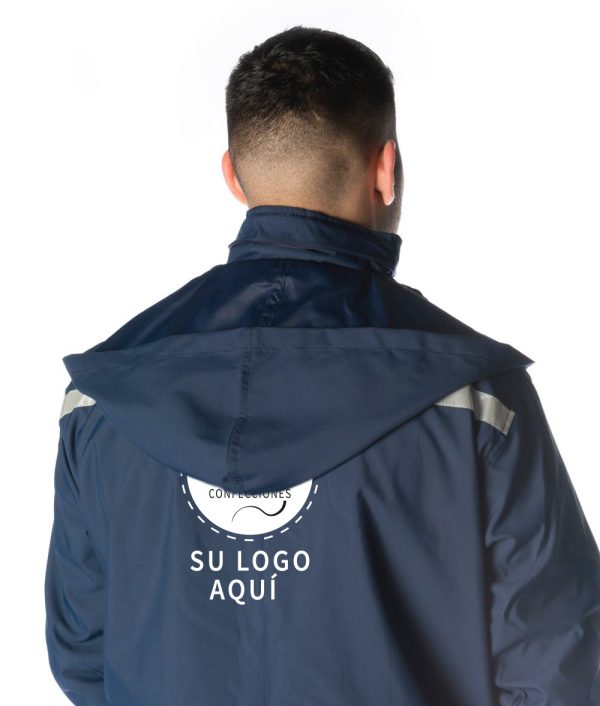 Chaqueta Rompe Vientos Con Capota
